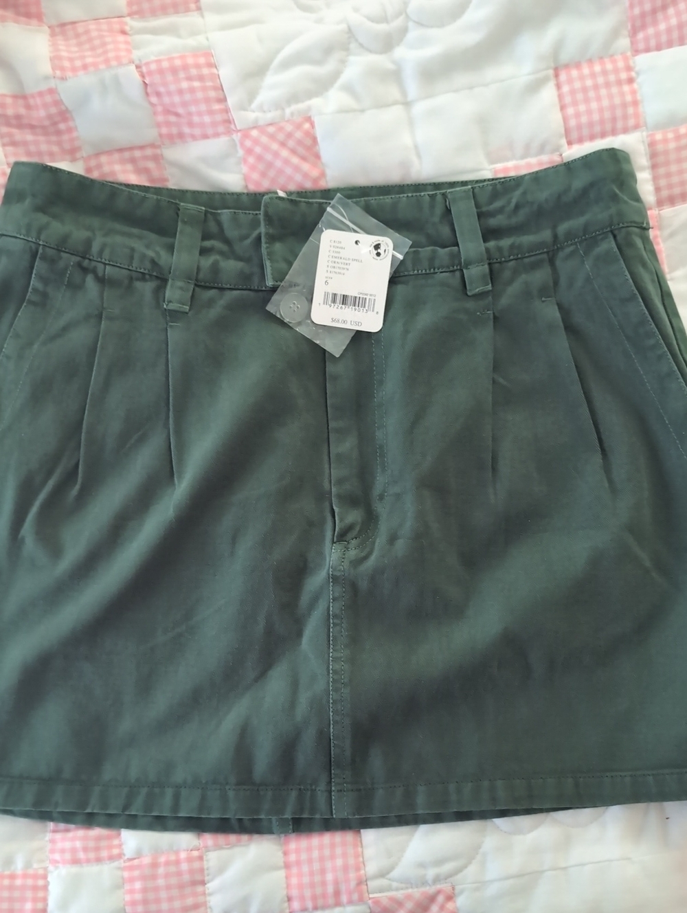 Emerald Mini Skirt